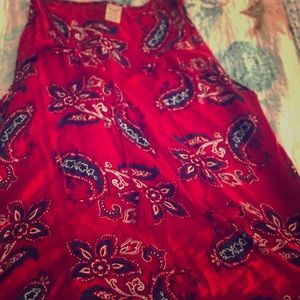 Cowgirl Bandana print sleeves less tank